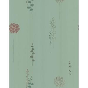 Brewster 56 sq. ft. Lily Of The Nile Wallpaper 141 62165