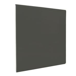 U.S. Ceramic Tile Color Collection Bright Dark Gray 6 in. x 6 in. Ceramic Surface Bullnose Corner Wall Tile DISCONTINUED U769 SN4669