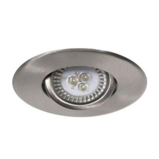 BAZZ 300 Series 4 in. Recessed Brushed Chrome LED GU10 Light Fixture Kit (4 Pack) 300 LED5B