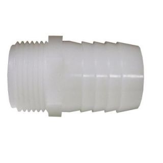 Watts 1/2 in. x 3/4 in. Plastic Barb x Male Adapter A 388