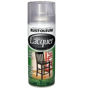 Rust Oleum Specialty 11 oz. Gloss Clear Lacquer Spray Paint 1906830