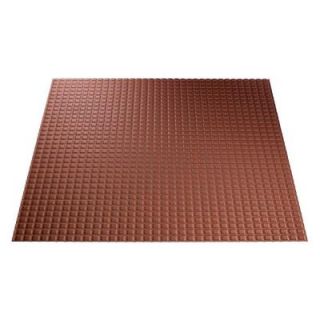 Fasade Square 2 ft. x 2 ft. Argent Copper Lay in Ceiling Tile L62 10