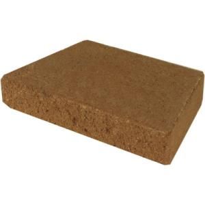 12 in. x 7 1/2 in. Red Retaining Wall Cap 16204390