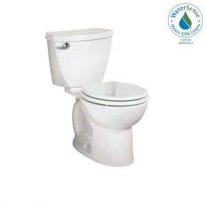 American Standard Cadet 3 FloWise 2 Piece 1.28 GPF High Efficiency Round Front Toilet in White DISCONTINUED 2830.128.020