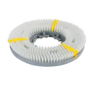 Carlisle 18 in. Value Rotary Daily Cleaning Brush in White   EZ Snap 3618VWH