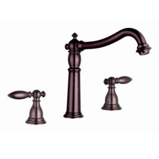 Yosemite Home Decor 2 Handle Kitchen Faucet in Oil Rubbed Bronze YP68KF ORB