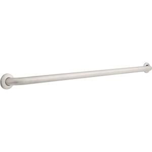 Delta 1 1/2 in. x 48 in. Concealed Mounting Grab Bar in Stainless 40148 SS