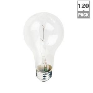 Philips 116 Watt Incandescent A21 Traffic Signal 130 Volt Clear Light Bulb (120 Pack) 224857.0