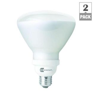 EcoSmart 120W Equivalent Soft White (2700K) R40 CFL Flood & Spot Light Bulb (2 Pack) ES5R4232