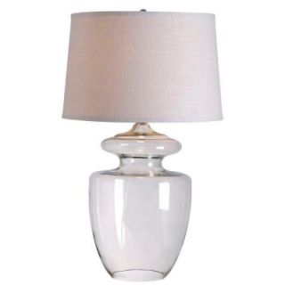 Kenroy Home Apothecary 29 in. Clear Glass Table Lamp 32260CLR