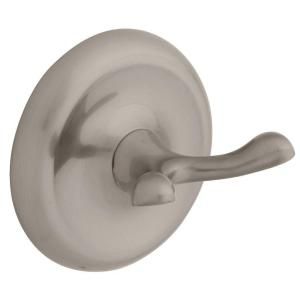 Best Value College Circle Double Robe Hook in Satin Nickel 8902SN