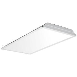 Lithonia Lighting 2 ft. x 4 ft. Smooth White Fluorescent Lens Lay In LED Troffer 2GTL4 SWL