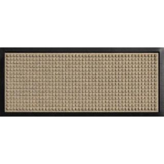 Bungalow Flooring Aqua Shield Boot Tray Squares Khaki 15 in. x 36 in. Pet Mat 20447501536