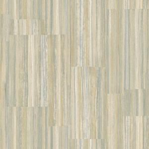 The Wallpaper Company 8 in. x 10 in. Neutral Patchwork Stripe Wallpaper Sample WC1281848S