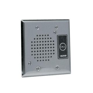 Valcom IP Talkback Door Phone/Intercom with Durable Flush Mount   Brushed Stainless Steel Plate VC VIP 172L ST