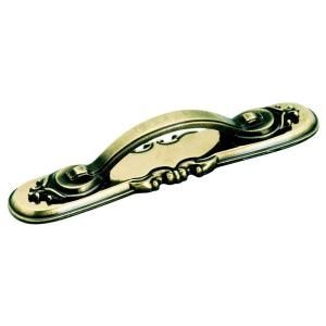 Amerock Traditional Classic Chatsworth 3 in. Antique English Pull in Antique Brass Finish BP735 AE