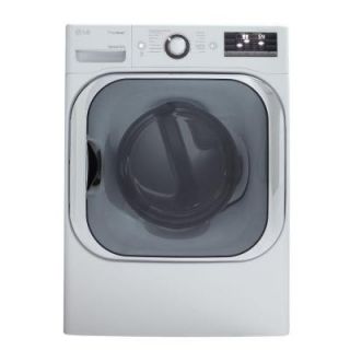 LG Electronics 9.0 cu. ft. Gas Dryer with Steam in White DLGX8001W