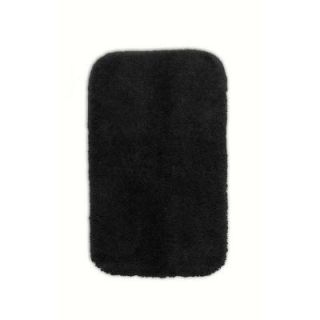 Garland Rug Finest Luxury Black 24 in. x 40 in. Washable Bathroom Accent Rug PRE 2440 17