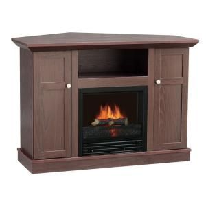 Quality Craft 42 in. Convertible Media Console Electric Fireplace in Dark Chocolate SBM902CM 42FDC