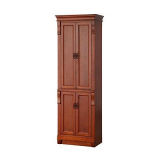 Foremost Naples 24 in. W Linen Cabinet in Warm Cinnamon NACL2474