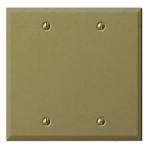 Creative Accents Steel 2 Toggle Wall Plate   Antique Brass 9MAB122