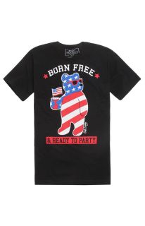 Mens Riot Society T Shirts   Riot Society Born Free T Shirt