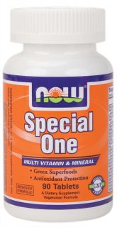 NOW Foods   Special One Multiple Vitamin with Green Superfoods   90 Tablets