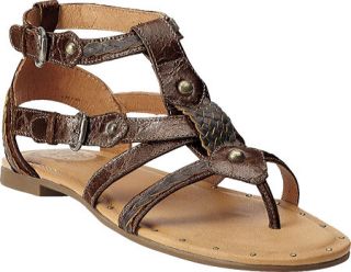 Womens Ariat Terrene   Maple Full Grain Leather Sandals