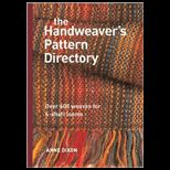 Handweavers Pattern Directory