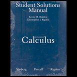 Calculus   Student Solutions Manual