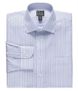 Traveler Tailored Fit Spread Collar Multi Stripe Dress Shirt JoS. A. Bank