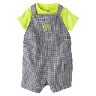 Just One YouMade by Carters Boys Shortall and Bodysuit Set   Green/Brown NB
