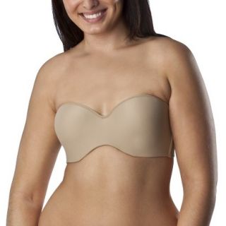 Self Expressions By Maidenform Womens Full Support Strapless Bra   Beige 40DD