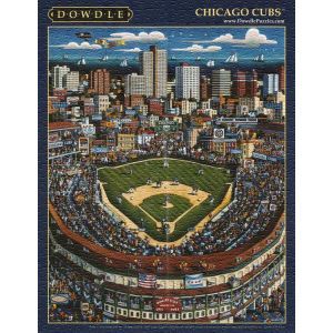 Chicago Cubs 500 Piece City Stadium Puzzle