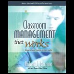 Classroom Management That Works Research Based Strategies for Every Teacher