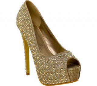 Womens Da Viccino M4886   Champagne Platform Shoes