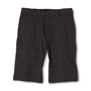 Dickies Mens Regular Fit Shorts   Dark Gray Plaid 30