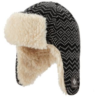 Columbia Sportswear Match Ear Flap Omni Heat(R) Beanie Hat (For Youth)   BLACK (L/XL )