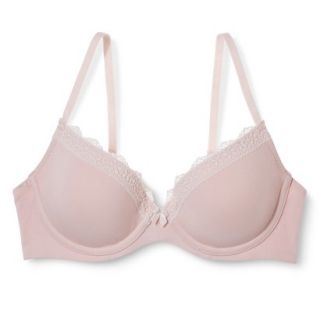 Gilligan & OMalley Womens Favorite Lightly Lined Cotton Demi Bra   Pink 36D