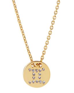Astrology Shimmer Disc Necklace, Gemini