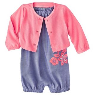 Just One YouMade by Carters Girls 2 Piece Set   Pink/Denim 6 M