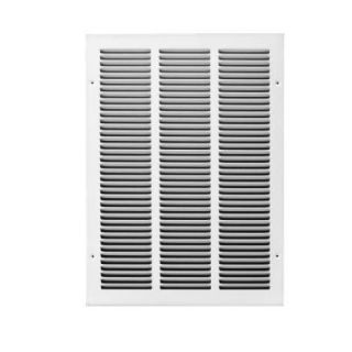 TruAire 16 in. x 20 in. White Return Air Grille H170 16X20
