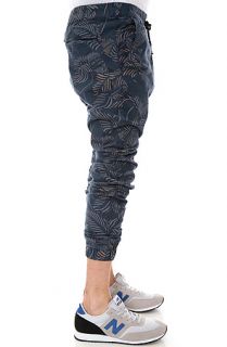 Zanerobe Pants Sureshot Floral Blue