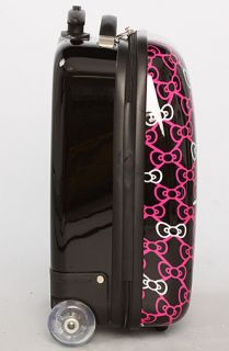 *MKL Accessories The Hello Kitty Signature ABS Luggage in Black and Pink