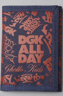 DGK The Classic Wallet in Navy Red