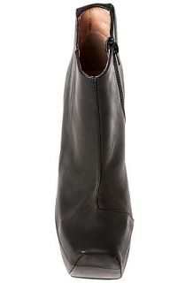 Jeffrey Campbell Shoe The Elf in Distressed Leather Black