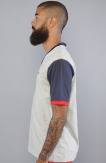 Play Cloths The Vanderbilt Henley in Heather Grey