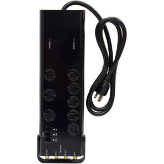GE 8 Outlet 2700 Joules Surge Strip Phone/Coax Protection 4 ft. Cord  Black DISCONTINUED 14919