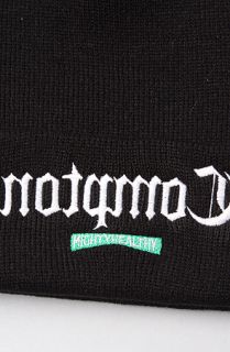 Mighty Healthy The Compton Beanie in Black