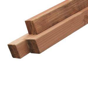3 3/8 in. x 3 3/8 in. x 8 ft. Construction Common Redwood Lumber 436542 